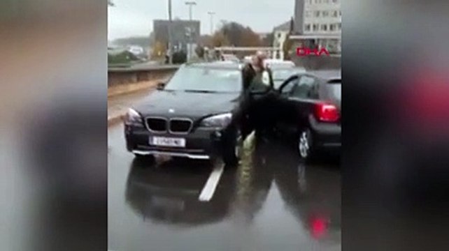 Kaza sonrası kaçmaya çalıştı, yine kaza yaptı