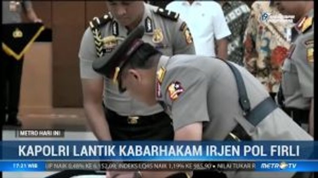 Kapolri Idham Azis Resmi Lantik Irjen Firli Jadi Kabaharkam Polri