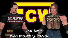 ECW Barely Legal Mod Matches Tommy Dreamer vs Raven (Cage Match)