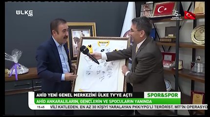 AHİD Ankaralılar'ın, Gençlerin ve Sporcuların Yanında - Hilmi Yaman Ülke Tv
