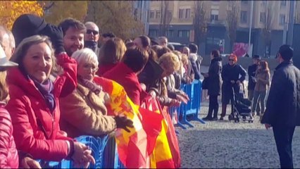 Llegada y salida del Rey Felipe VI de Baluarte