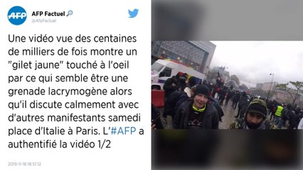 Gilets jaunes. Le manifestant blessé par une grenade lacrymogène a perdu son œil