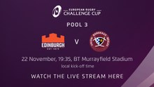 Edinburgh Rugby v Bordeaux-Begles