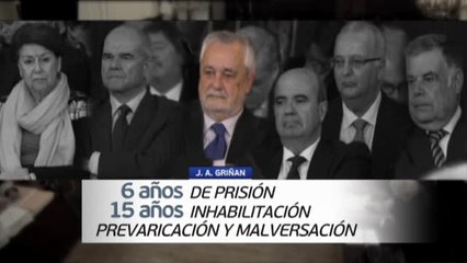 Sentencia condenatoria de los ERE: 6 años de cárcel para Griñán y 9 de inhabilitación para Chaves