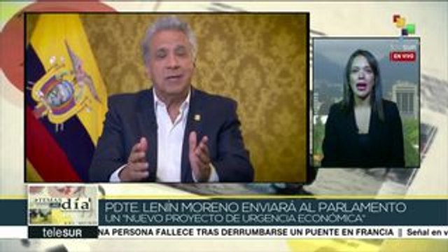 Ecuador: asamblea cancela proyecto de crecimiento económico de Lenín