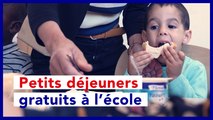 Des petits déjeuners gratuits à l'école