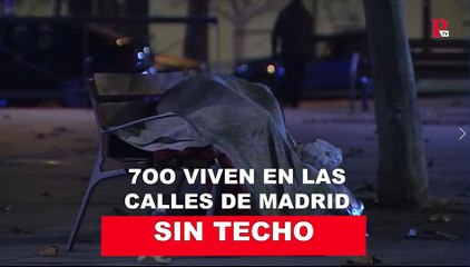 Sin techo: 700 viven en las calles de Madrid
