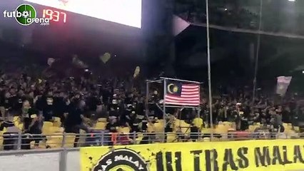 Endonezya maçında Malezya tribünleri