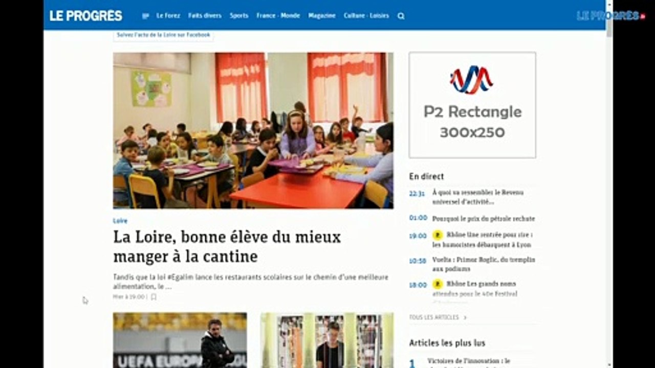Nouveau site internet leprogres.fr