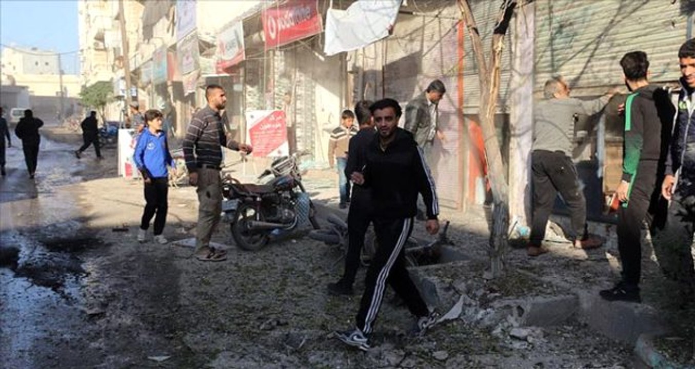 Terör örgütü YPG/PKK Azez'deki sivilleri hedef aldı: 1 ölü, 13 yaralı