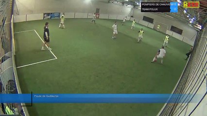 Faute de Guillaume - POMPIERS DE CHAUVIGNY Vs TEAM POLUX - 18/11/19 21:00 - LIGUE 1