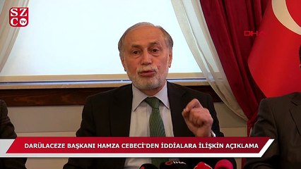 Darülaceze Başkanı Hamza Cebeci'den o iddialara yanıt!
