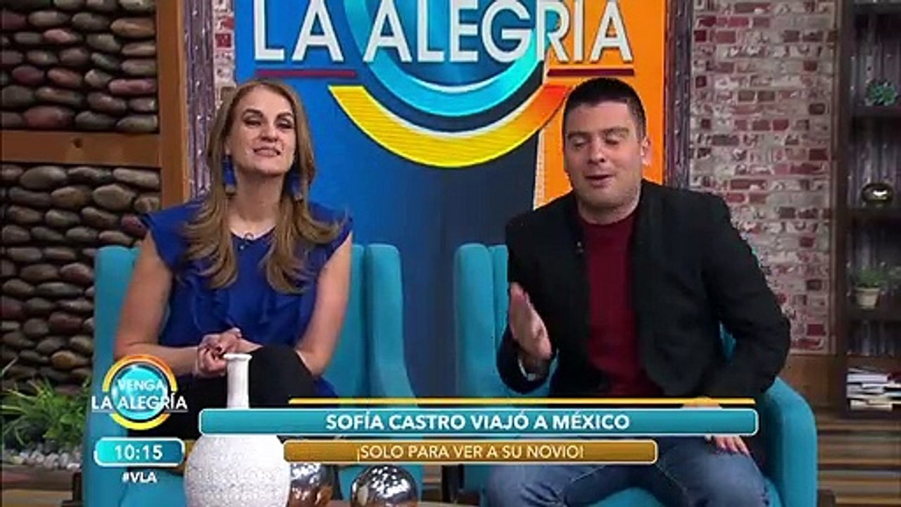 Sofía Castro no quiere hablar sobre la supuesta boda de su tía Verónica Castro. | Venga La Alegría