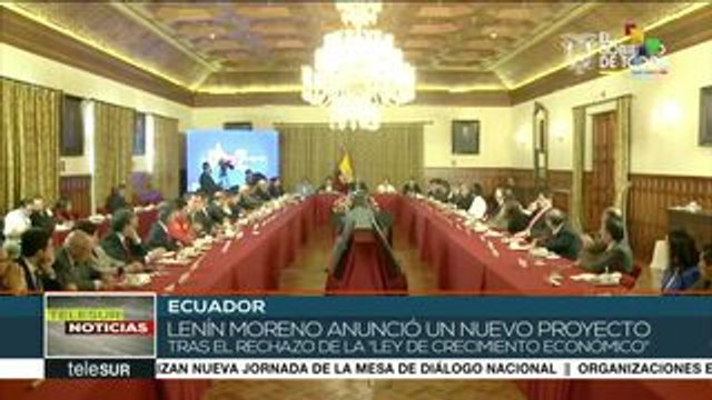 Asamblea ecuatoriana niega proyecto de Crecimiento Económico