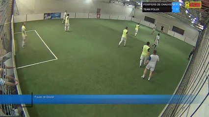 Faute de David - POMPIERS DE CHAUVIGNY Vs TEAM POLUX - 18/11/19 21:00 - LIGUE 1 - Poitiers Game Parc