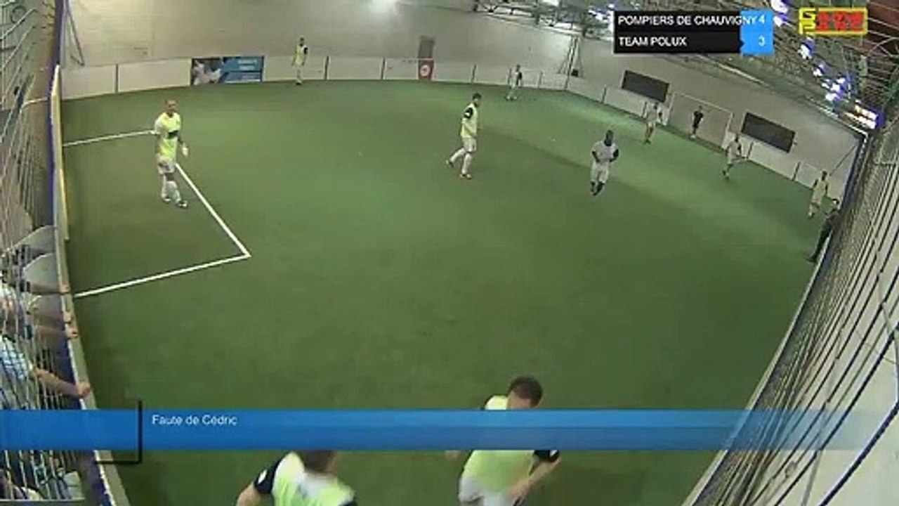 Faute de Cédric - POMPIERS DE CHAUVIGNY Vs TEAM POLUX - 18/11/19 21:00 - LIGUE 1
