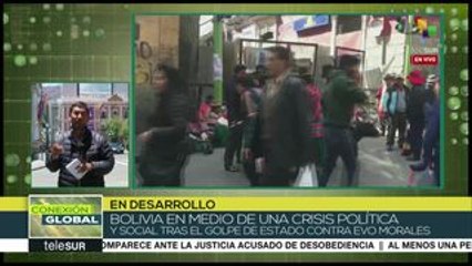 Conexión Global: Bolivia: Marcha para exigir renuncia de Jeanine Áñez