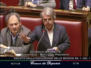 Brunetta - La mozione unitaria inerente le iniziative a favore di Venezia (19.11.19)