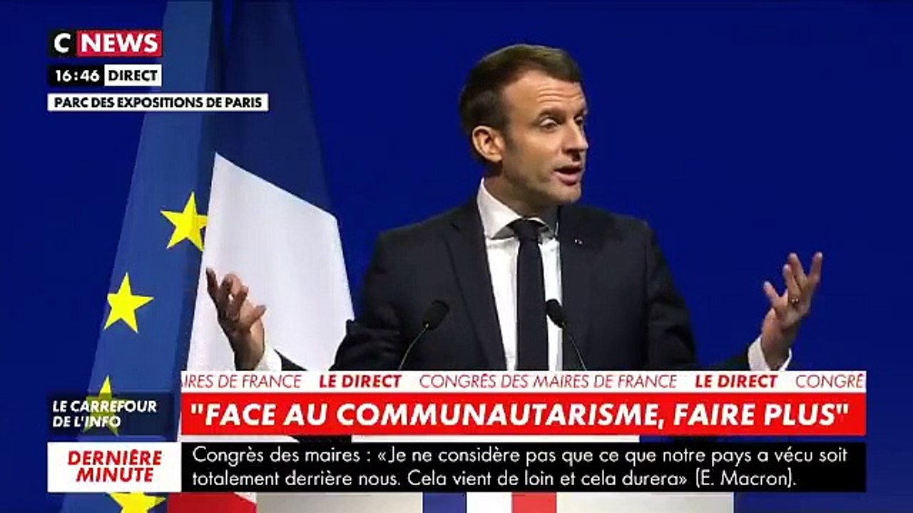 Municipales: Le Président Emmanuel Macron se prononce contre l'interdiction des listes communautaires - VIDEO