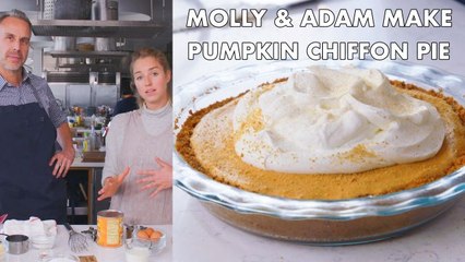 Molly and Adam Make Pumpkin Chiffon Pie