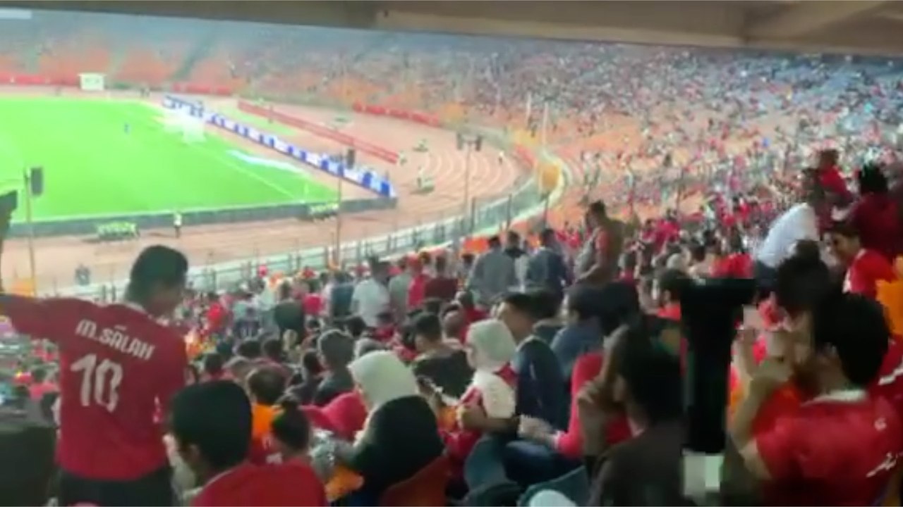 توافد الجماهير المصرية لمؤازرة المنتخب الأولمبي أمام جنوب أفريقيا