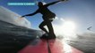 La francesa Justine Dupont podría haber surfeado la ola más grande de la historia del surf femenino en Nazaré (Portugal)