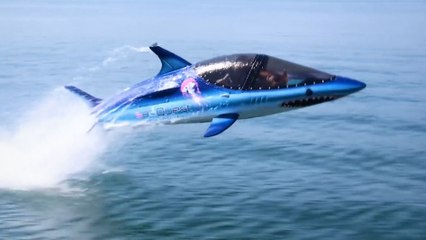 The Flying Shark Boat Soars