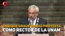 Enrique Graue toma protesta como rector de la UNAM