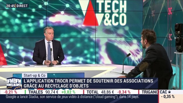 Start up & co: L'application Trocr permet de soutenir des associations grâce au recyclage d'objets - 19/11