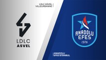 LDLC ASVEL Villeurbanne - Anadolu Efes Istanbul Highlights |Turkish Airlines EuroLeague, RS Round 9