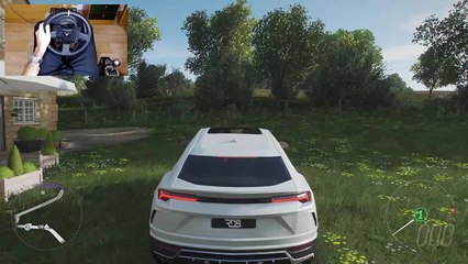 Скачать видео: Forza Horizon 4 - RDBVIK's URUS - Test Drive with THRUSTMASTER TX + TH8A - 1080p60FPS