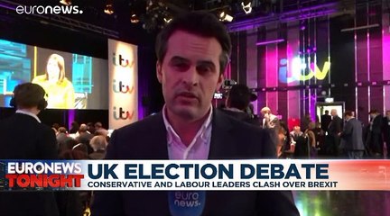 Corbyn and Johnson clash over Brexit in first TV debate