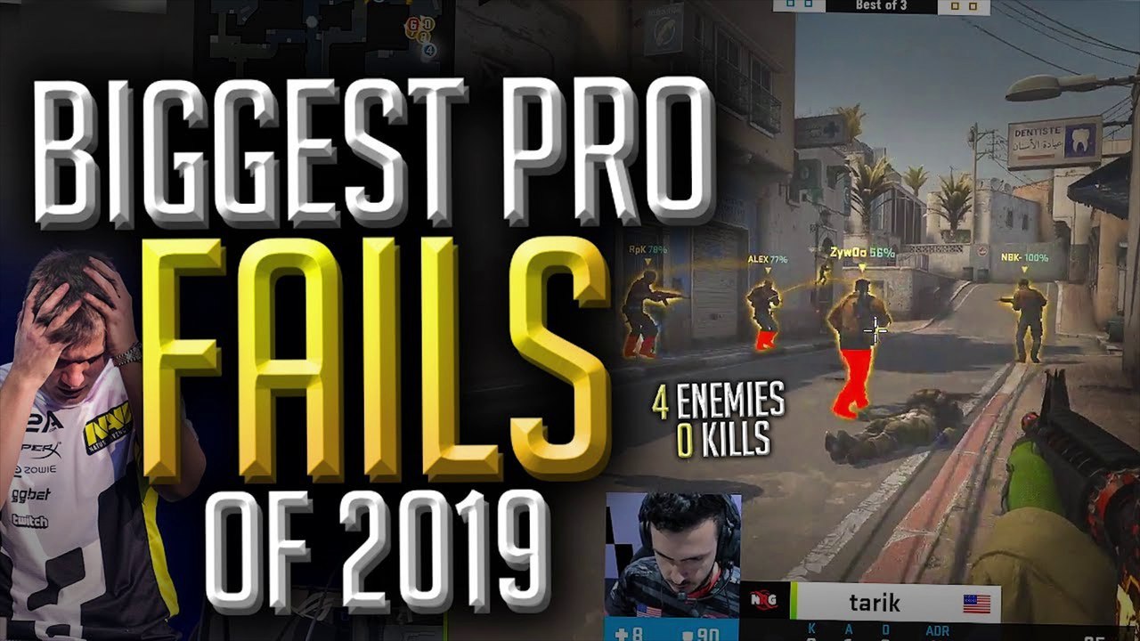 The Worst Pro Fails Of 2019! [Funny Moments] #CSGO