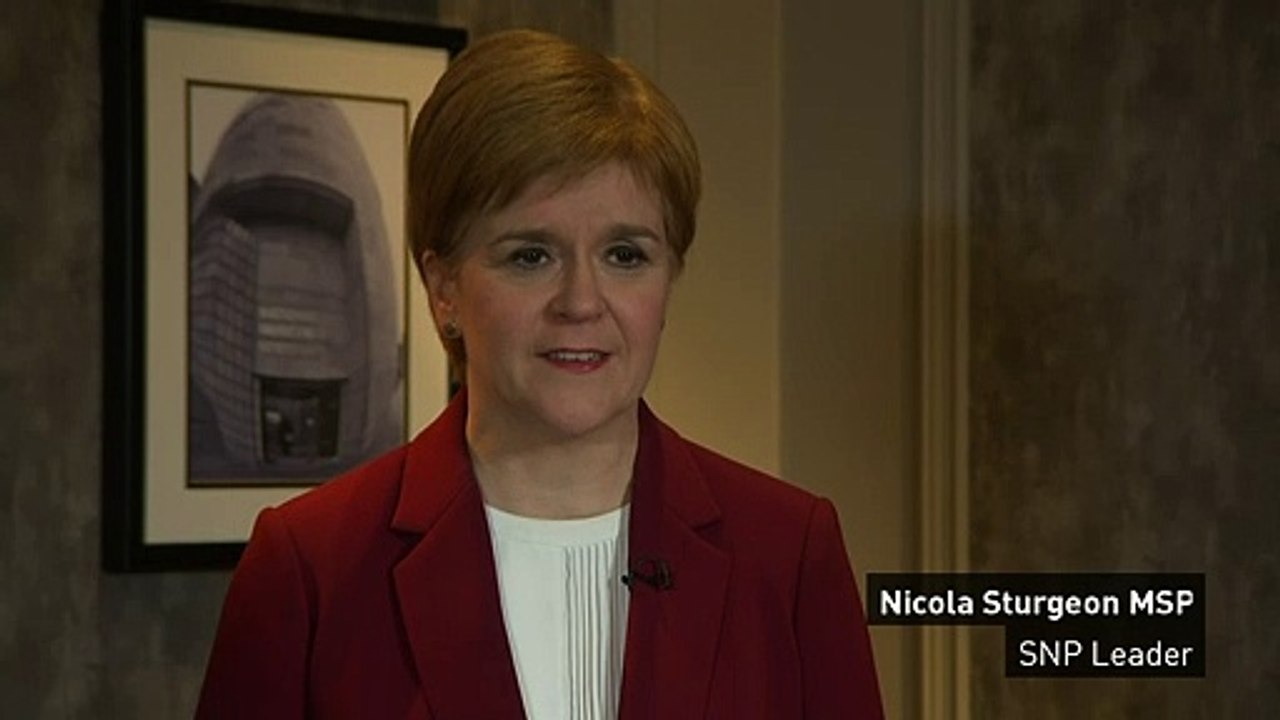 Sturgeon reacts to election debate