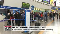 KORAIL workers to launch indefinite strike starting 9AM Wednesday