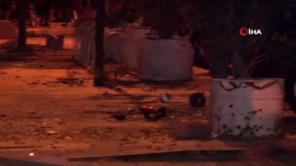 Adana'da sokak ortasında EYP patlatıldı