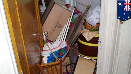 Trapped hoarder rescuedafter massive junk cave-in