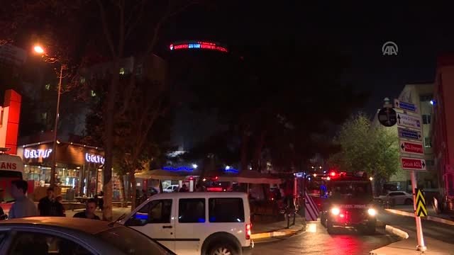Bakırköy Dr. Sadi Konuk Eğitim ve Araştırma Hastanesi'nde yangın