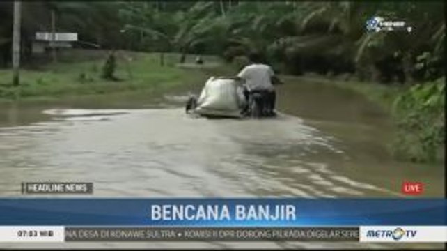 Sempat Surut, Banjir Kembali Merendam Kecamatan Matangkuli