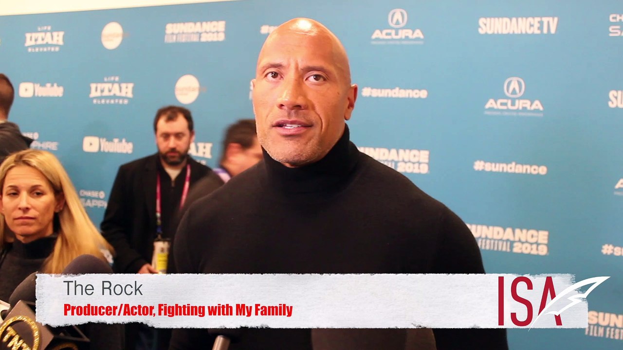 The Rock on Bringing "Fighting with My Family" to Sundance