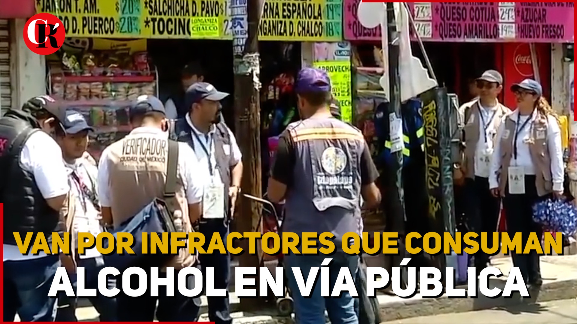 Van por infractores que consuman  alcohol en vía pública