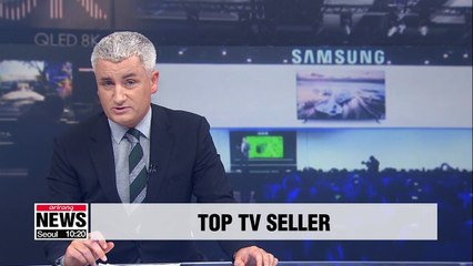 Samsung's global TV market share exceeds 30 pct. for second straight quarter in Q3