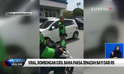 Viral, Rombongan Ojol Bawa Paksa Jenazah Bayi dari RS