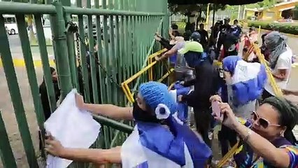 "¡Solidaridad no es delito!", claman estudiantes al gobierno en Nicaragua