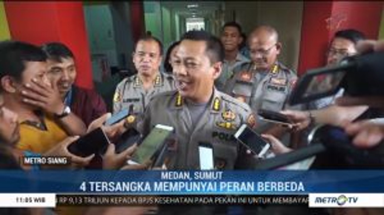 Kasus Bom Bunuh Diri Medan, Empat Tersangka Punya Peran Berbeda