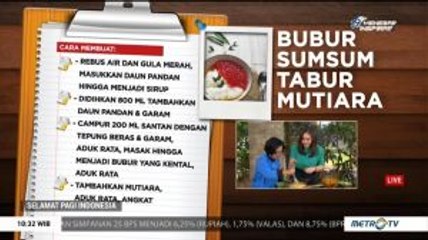 Resep Bubur Sumsum Tabur Mutiara ala Sisca Soewitomo