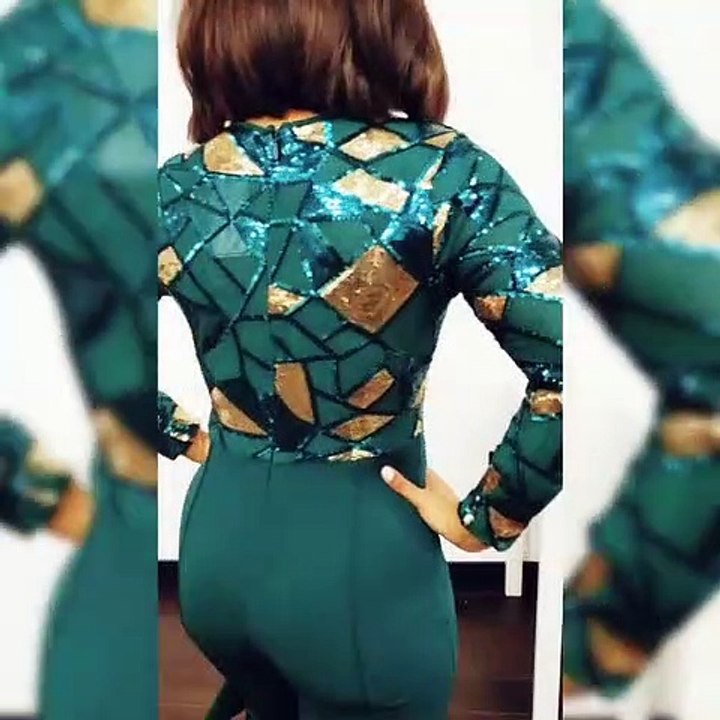 Green Holiday Jumpsuit