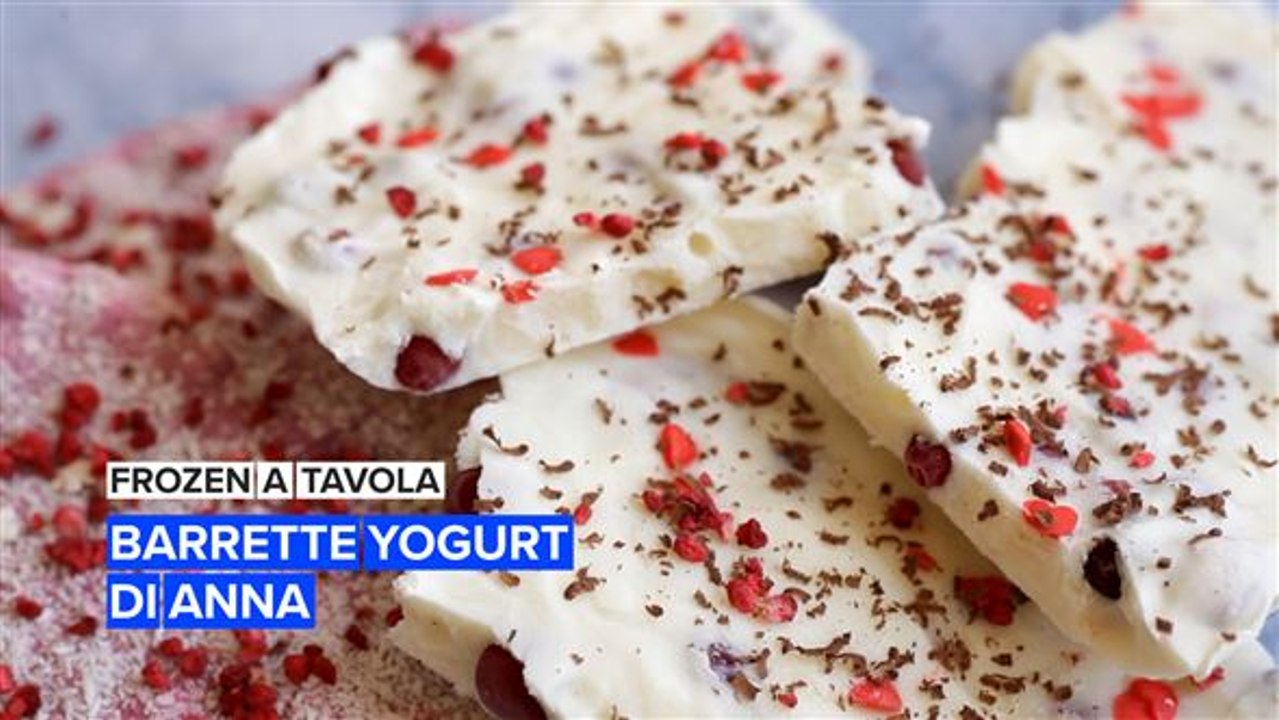 Frozen a tavola barrette yogurt di Anna Video Dailymotion
