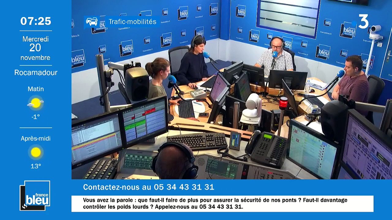 La matinale de France Bleu Occitanie - Emission du mercredi 20 novembre 2019