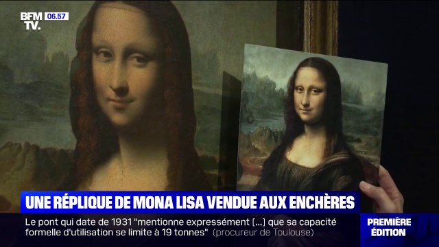 Une réplique de La Joconde vendue 550.000 euros aux enchères